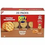 RITZ Erdnussbutter-Sandwich-Knallbonbons, 20 Snack-Packs (6 Knallbonbons pro Packung)