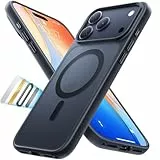TORRAS Guardian-Mag für iPhone 17 Pro Hülle für MagSafe (Zertifizierte Militärschutz und Magnetkraft) Handyhülle iPhone 17 Pro Case Extrem Haltbarkeit Hülle Stoßfest Kratzfest Cover, Matt Schwarz