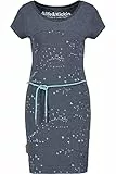 ALIFE and Kickin ClarissaAK B Dress – Damen Jerseykleid Knielang – Bequem & Stylisch für Alltag & Freizeit – Freizeitkleid für Frühling & Sommer Blue XL