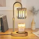 Loowoko Kerzenwärmer Lampe, Candle Warmer lamp mit Timer und Dimmer, Höhenverstellbar, mit 2 Glühbirnen, Kerzen Lampe für duftkerzen im Glas, Dekoration