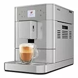 KitchenAid Kaffeevollautomat Maschine I KF6 I Heißgetränke von Espresso bis Cappuccino I mit 15 voreingestellten Getränken, automatischem Aufschäumen und Erwärmen von Milch (Edelstahl)