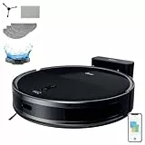 Hoover HG2 Hydro Saug- und Wischroboter, ultraflach - 5000Pa Starke Saugkraft, Reinigung unter Möbeln, Staubsaugen und Wischen, Lasernavigation, bis zu 160Min Laufzeit, HG Robots App [HG2Z30H]