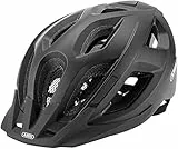 ABUS Allround-Fahrradhelm Aduro 2.1 - in sportivem Design für den Stadtverkehr, Landstraßen und Trails - für Damen und Herren - Schwarz Matt, Größe M