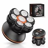 MAXGROOM Glatzen Rasierer Herren, Upgrade-7D Kopfrasierer Glatze, IPX6 Wasserdicht Glatzenrasierer, mit Magnetische Schwebender Kopf & LED-Anzeige, Ideal für Reise und Haushalt, USB-C Aufladung