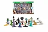 Jada Toys Minecraft Figuren-Set aus Metall (18 Stück) - Multi-Pack Nano Sammelfiguren, Welle 12, Metallfiguren für Fans und Kinder ab 3 Jahre, je 4 cm