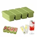Souper Cubes，Eiswürfelform Aus Silikon Mit Deckel Eiswürfelform Silikon Mit Deckel Für Gefrierschrank Stapelbar Und Spülmaschinenfest Eiswürfel Für Suppe, Soßen Und Lebensmittelaufbewahrung