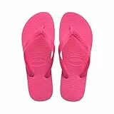 Havaianas - Top Color, Bequeme, Robuste und Leichte Badelatschen, Rutschfeste Sohlen, Unisex Erwachsene, Pink Flux Pink Flux, 39/40 EU