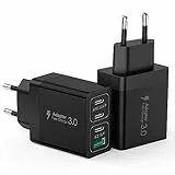 4 Ports 40W Schnellladegerät Mit USB-C Und USB-A PD 3.0 Adapter Netzteil Für iPhone 15 Pro Max/14 Pro Max/13/12/11/XS/XR 8 7, Samsung Galaxy S23 Ultra, Handys Ladegeräte