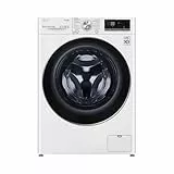 LG Electronics V7WD96H1A Waschtrockner mit AI DD | 9 kg Waschen | 6 kg Trocknen | 1400 U/Min | Steam | TurboWash 360° | Neue Wohlfühl-Trommel | Wi-Fi-Funktion | Weiß