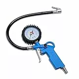 CCLIFE 3-IN-1 Reifendruckprüfer & Reifenfüller mit Ventil-Kern-Werkzeug, 12 Bar (170 PSI) – Reifendruckmesser für Auto, Fahrrad, Lkw, Motorrad