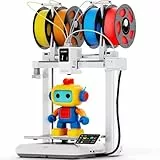 Anycubic Kobra X 3D Drucker Mehrfarbig, Weicher und Harter Multifilamentdruck, Verbesserte Auto Leveling, 4-Farbdruck bis zu 19 Farbdruck für Anfänger, Druckgröße 260 x 260 x 260 mm