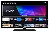 TELEFUNKEN Fernseher 50 Zoll Smart TV VIDAA XU50VP750M 4K Fernseher UHD, HDR TV mit Dolby Vision, Triple-Tuner und 6 Monate HD+ inkl., LED TV schwarz