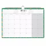Huurdies® Wandkalender – 22 Monate im Voraus – Mit Wochennummern und deutschen Feiertagen – Spiralbindung – Platz für Notizen – Hochwertiges Papier (Jahreszeiten, A3+)