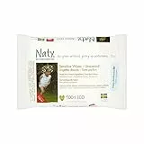 Naty Eco Reise Wischt Unscented 20 Pro Packung - Packung mit 4