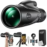 K&F Concept 8-32X50 HD Monokular Teleskop Kontinuierlicher Zoom für Vogelbeobachtung, Jagen, Wandern, Konzert
