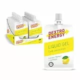 Dextro Energy Liquid Gel Lemon + Caffeine - 18x60ml (18er Pack) - High Carb Energy Gel zur schnellen Kohlenhydrate Versorgung und Koffein Zusatz