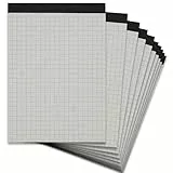 herlitz Notizblock ohne Deckblatt Recycling A6 kariert, 50 Blatt, 60 g/m², 10 Stück