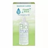 Bausch + Lomb Biotrue All-in-One Lösung- Kontaktlinsenreiniger und Aufbewahrungslösung für weiche Kontaktlinsen, Flight Pack - Reise-Set, 1 x 100 ml