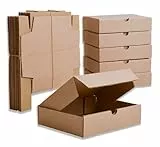 IPEA Versandkartons 21 x 15 x 5 cm für Versand, E-Commerce, Geschenke - 10 Stück - Made in Italy - Kartonboxen - Quadratische Karotns zum Verpacken von Gegenständen, Veranstaltungen - Faltkartons