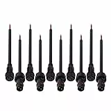 SEZO wasserdichte Stecker 2 Polig 5Pairs 2Pin IP65 Waterproof Elektrischer Steckverbinder mit 18AWG 20CM Verlängerungskabel für Innen Außenbereich LED Lichtleisten Große Größen 22mm Mutter