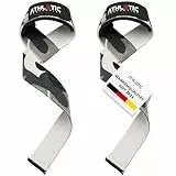 Athletic Aesthetics Zughilfen für Krafttraining und Bodybuilding (gepolstert) - Profi Lifting Straps 60 cm Länge für Fitness, Weightlifting, Kreuzheben - Zughilfe im Paar für Frauen und Männer