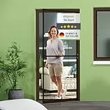 empasa Insektenschutz Fliegengitter Tür mit Alurahmen START individuell zuschneidbar Selbstbausatz weiß, braun oder anthrazit als Selbstbausatz