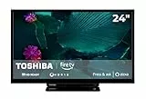 Toshiba 24WF3F63DAR Fernseher 24 Zoll Smart TV Fire TV HD-Ready Fernseher HDR TV mit integriertem Triple-Tuner, LED TV (2026)
