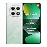 XIAOMI Redmi Note 15 Smartphone (8+256 GB) – Handy mit Android, 6000-mAh-Akku, wassergeschützt, 108-MP-Kamera, 6,77' FHD+ Display, Forest Green, 2 Jahre Garantie
