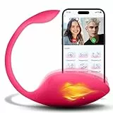 2025 APP Steuerung Butterfly Vibration für Frauen, Sex Spielzeug für die Frau 9 Modi & Heizung Vibrator Sex Toys, Vibratorensets für Frauen klitoris G-Punkt Anal Sexspielzeug für Paare Extrem Sex