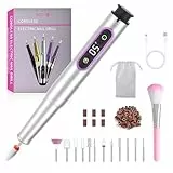 Nagelfräser Kabellos, Elektrisch Nagelfeile 13 in 1, Fräser Nägel 25000 U/min, Nail Drill 5 Geschwindigkeiten, Akku - Professionell Maniküre Pediküre Fußpflege Set für Gelnägel