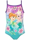 Disney Mädchen Frozen Badeanzug Prinzessin Anna und ELSA Schwimmanzug Die Eiskönigin Violett 110