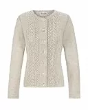 Stockerpoint Strickjacke Mabella I Größe 32-48 I Damen Jacke in elegantem Design mit Zopfmuster & Perlmuttknöpfen I Bequem & warm I Perfekt für Trachten & Festlichkeiten
