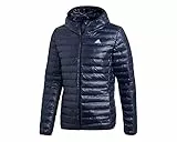 adidas Herren Daunenjacke Varilite Hooded, Legend Ink, S, DX0785
