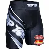 TOP TEN MMA Vale Tudo Kompressions-Shorts „Fight Team“ (DE/NL/SE/PL, Alphanumerisch, XL)