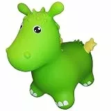 Gerado´s Toys Jumpy Dragon Green (Kinderspielzeug, Hüpfball Drachenfigur, für draußen und drinnen, ab 12 Monaten, belastbar bis 100 kg) GT69432