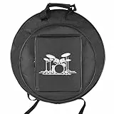 Tosnail 22“ Cymbal Gig Bag mit Tragegriff, strapazierfähigen Schultergurten und Doppeltaschen, ideal zur staubgeschützten Aufbewahrung