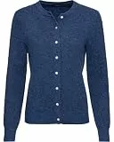 Highmoor Lambswool Cardigan Blau 48