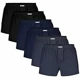 HAGOT 6PCS Boxershorts Herren, Unterhosen Herren, Männer Unterwäsche, Unterhosen Men Retroshorts, mit elastischem Bund, für Männer für den Alltag, XL