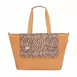 Babymoov Wickeltasche Tote Bag Zebra, Wickeltasche, Kapazität von 35l, zahlreiche Staumöglichkeiten, Wickelunterlage, Kinderwagenbefestigung und Schultergurt inbegriffen, abnehmbare kleine 3l Tasche
