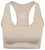 STARK SOUL Sport BH - herausnehmbare Cups, Medium Support | Beige, Größe L
