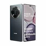 HONOR Magic7 Lite 5G Smartphone 8 GB 256 GB, 108 MP Triple Kamera, 120 Hz 6,78 Zoll OLED Display, Akku 6600 mAh, IP65M, Android 14, NFC, Dual-SIM (ohne Ladegerät), Schwarz