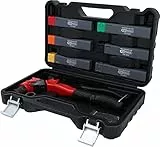 KS Tools 150.9820 3 in 1 Handnietzangen-Satz, drehbar, 12-tlg.
