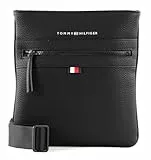 Tommy Hilfiger Herren Umhängetasche Essential PU Crossover Klein, Schwarz (Black), Einheitsgröße