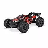 ARRMA 1/16 Mini KRATON 3S DSC 4X4 RTR – Brushless Speed Monster Truck – 80+ km/h High-Speed Basher – Schwarz/Rot