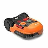 WORX Landroid WR169E Mähroboter mit Begrenzungskabel für Gärten bis 300m² - AIA Navigation - App Steuerung, WLAN, Bluetooth - Cut-to-Edge - 16 cm Schnittbreite - 30-60 mm Schnitthöhe