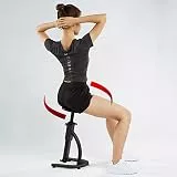 Hip Thrust und Squat Maschine für Gesäß- und Oberschenkeltraining, 6 einstellbare Stufen, kompaktes Heim-Fitnessgerät für effektives Fitnesstraining