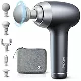 arboleaf Massagepistole Massage gun Tiefengewebe, Muskelmassagepistole zur Schmerzlinderung mit 5 Aufsätzen & 5 Stufen Leistungsstarke Ganzkörper Muskel Massage und Entspannung mit Koffer