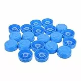 BUGUUYO 20 Stück Auslaufsichere Wasserkanisterverschlüsse 55mm Wiederverwendbare Wasserflaschen Verschlüsse mit Spritzschutz und Gewinde Universelle Gallonen Deckel für Wasserspender Im