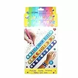 Pracht Creatives Hobby 6048-20061 Diamond Painting Armbänder, 3 Stück, Bastelset zum Gestalten eines persönlichen Armbandes mit Glitzersteinchen, für Kinder ab 5 Jahren