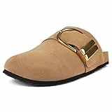 L37 HANDMADE SHOES Damen Leder Schiebe-Clogs I Lederfutter I Einzigartiger Stil I Bequem und Elegant I Cherry Bomb Slide Sandal, beige, 40 EU